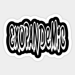 White logo Sticker